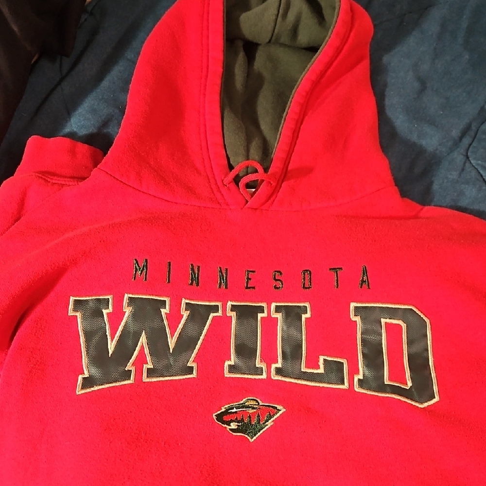 NHL Minnesota Wild Red Hoodie